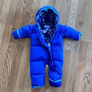 Columbia baby down bunting